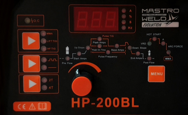 HP-200 BL Hegesztő inverter (DC-AWI) - OUTLET - AgroCareTech