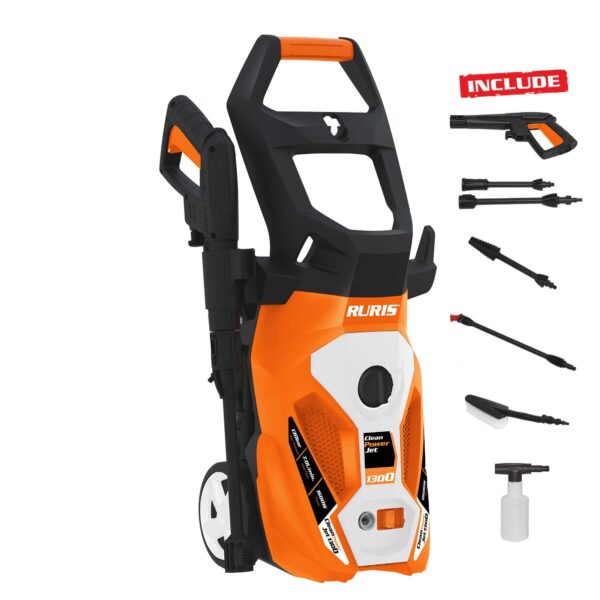 Főoldal 8 RURIS Clean Power Jet 1300 Magasnyomású mosó